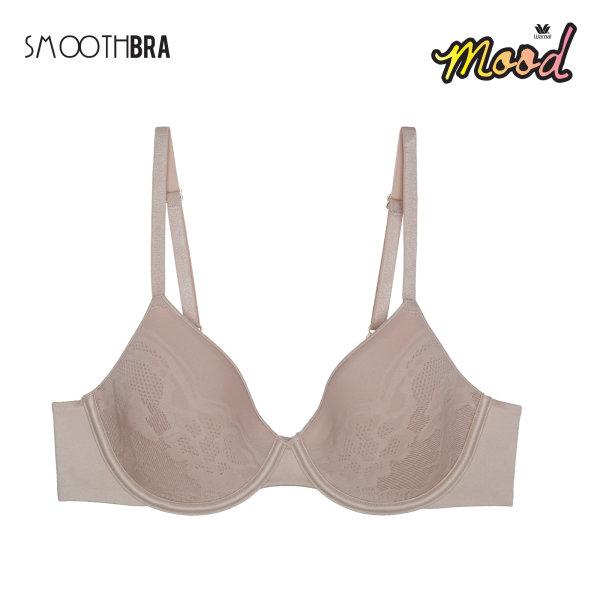 วาโก้มู้ด บราไร้ตะเข็บ เนียนซู้ด Smooth Bra by Wacoal Mood รุ่น MM1H20 สีเบจ (BE)