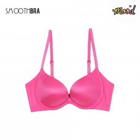 วาโก้มู้ด บราไร้ตะเข็บ เนียนซู้ด Smooth Bra by Wacoal Mood รุ่น MM1594 สีชมพูออกแดง (RP)