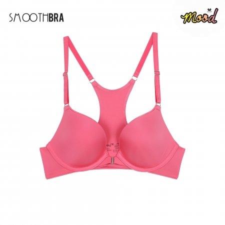 วาโก้มู้ด บราไร้ตะเข็บ เนียนซู้ด Smooth Bra by Wacoal Mood รุ่น MM1588 สีชมพูออกแดง (RP)