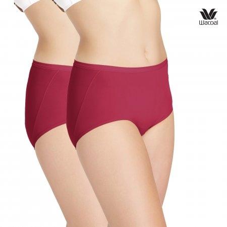 ช่วยกระชับบั้นท้าย ไม่เข้าวิน Wacoal Panty Secret Support : รุ่น U-fit WU4937 Set 2 ชิ้น สีแดง (RE) รูปแบบ Short