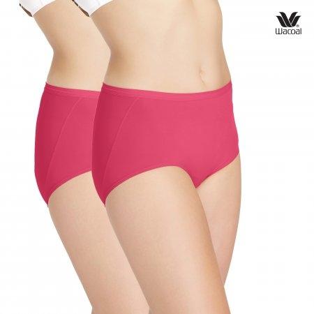 ช่วยกระชับบั้นท้าย ไม่เข้าวิน Wacoal Panty Secret Support : รุ่น U-fit WU4937 Set 2 ชิ้น สีชมพูออกแดง (RP) รูปแบบ Short