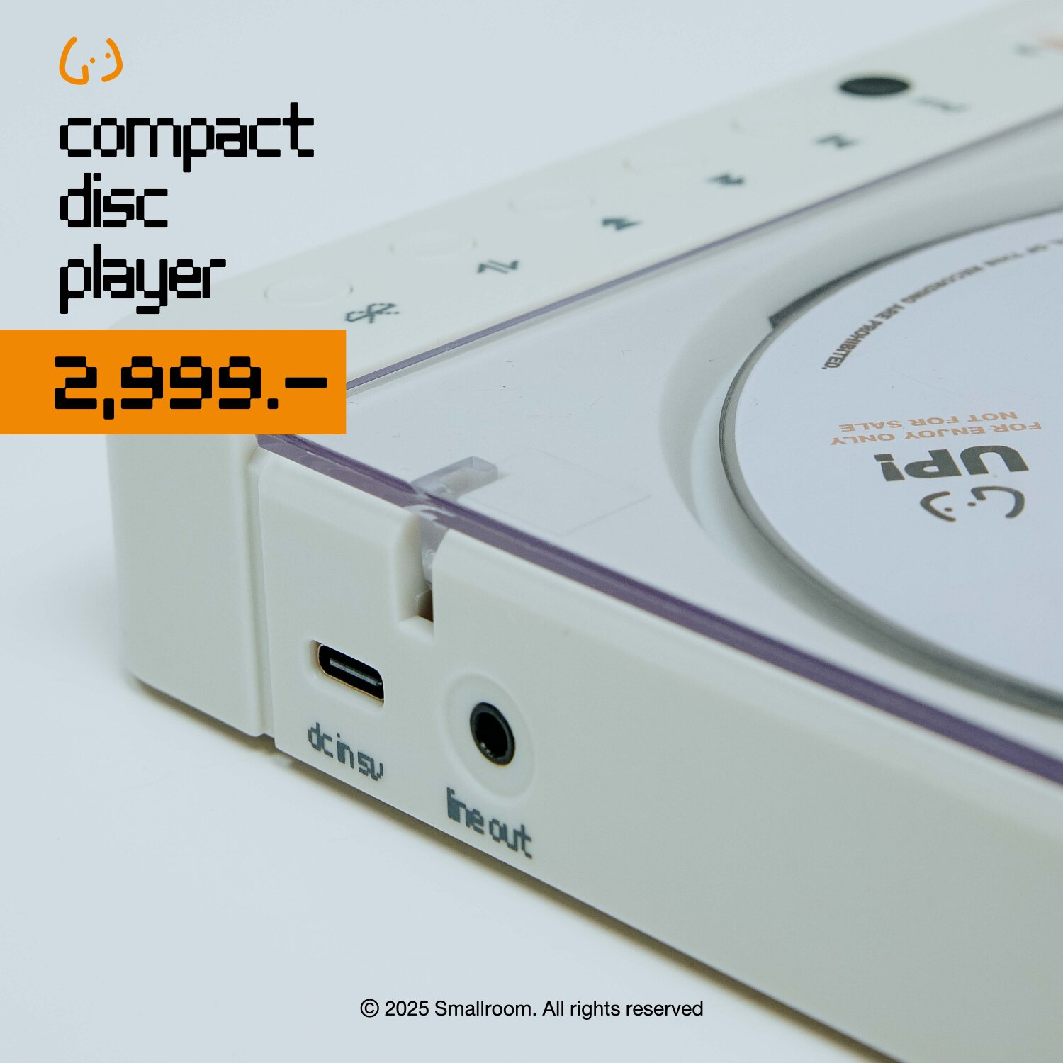 CD Player | Smallroom 25th Anniversary - Smallroom Shop