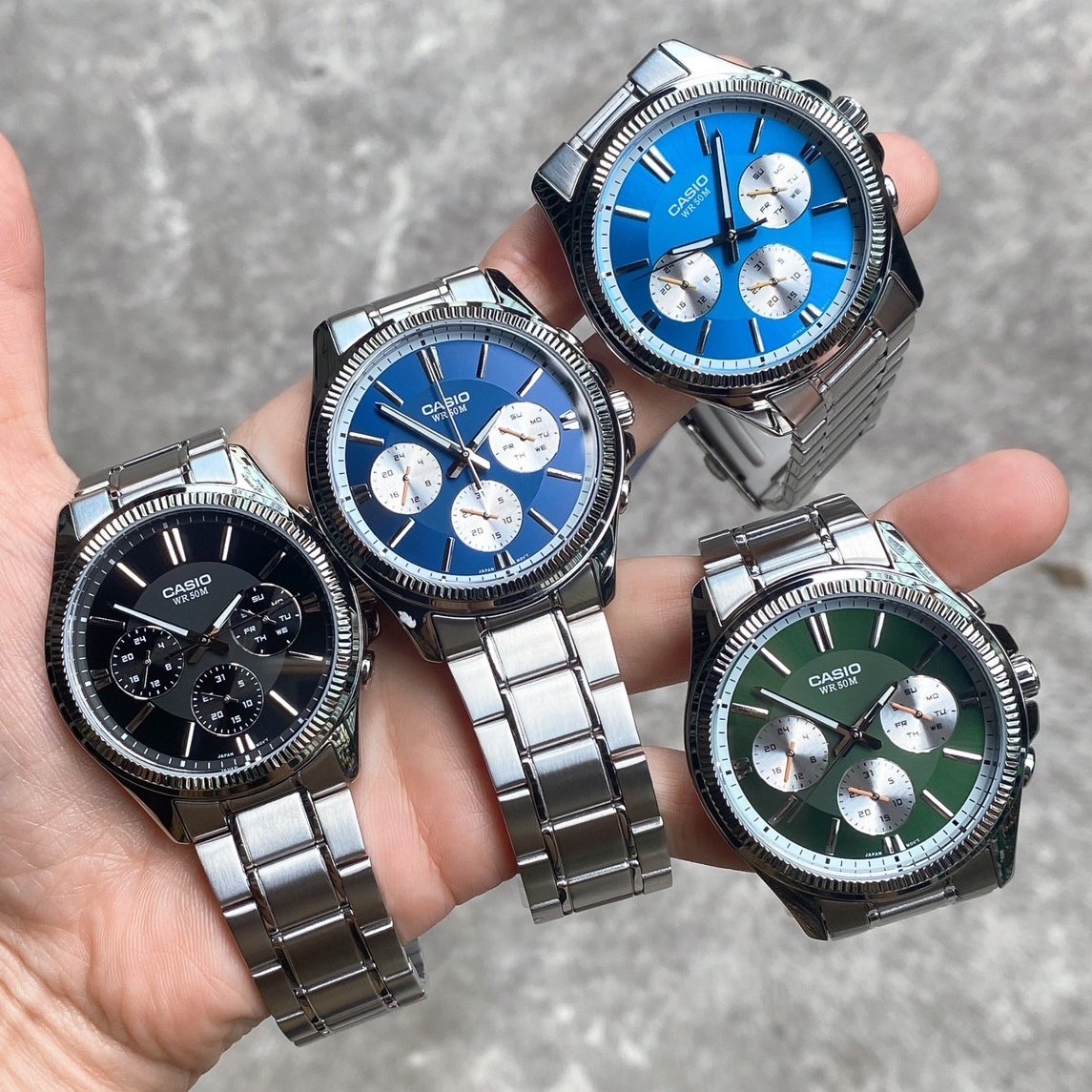 Casio ผู้ชาย MTP-1375D-2A1VDF ธานิวัฒน์ ลี