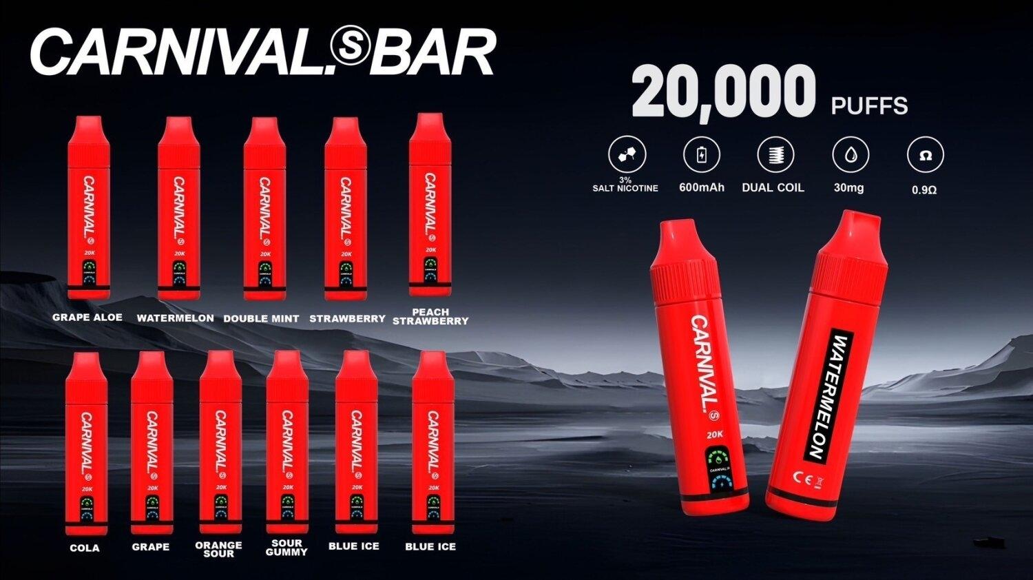 Carnival Bar 20000 Puffs Disposable Pod