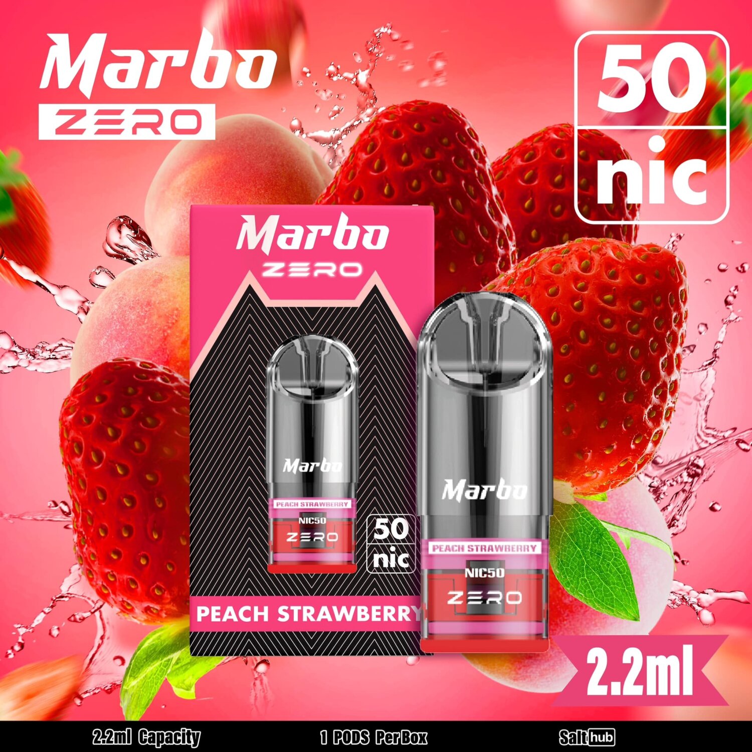 Marbo Zero Pod Juice Nic5 (หัวน้ำยาสามารถใช้ร่วมกับเครื่อง Relx