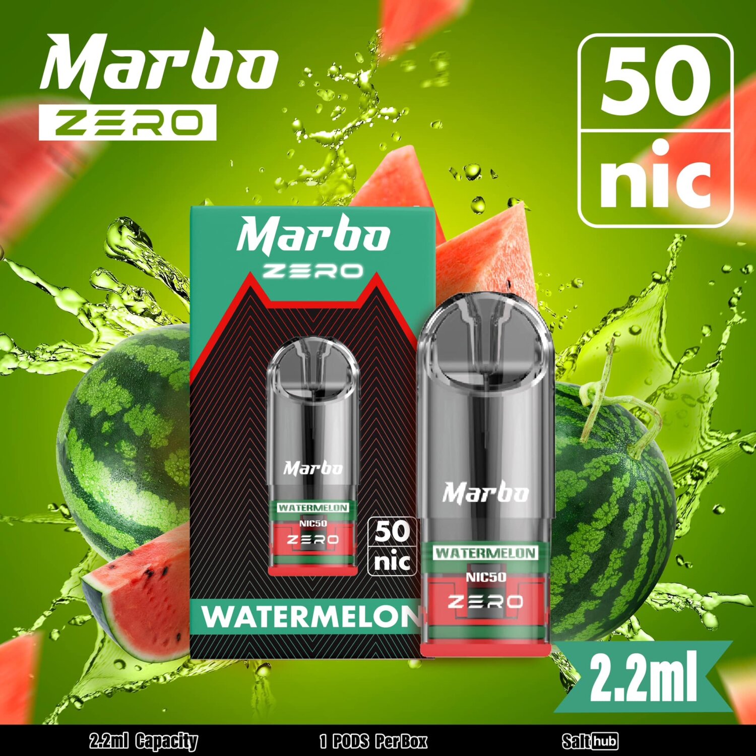 Marbo Zero Pod Juice Nic5 (หัวน้ำยาสามารถใช้ร่วมกับเครื่อง Relx