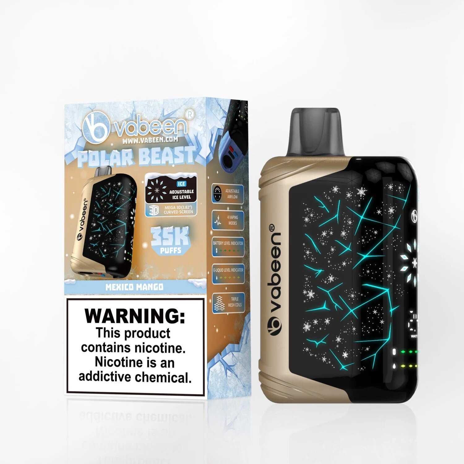 Vabeen Polar Beast 35K Disposable Pod | พอตใช้แล้วทิ้ง - VapeMania Thailand 