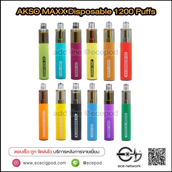 AKSO MAXX Disposable 1200 Puffs