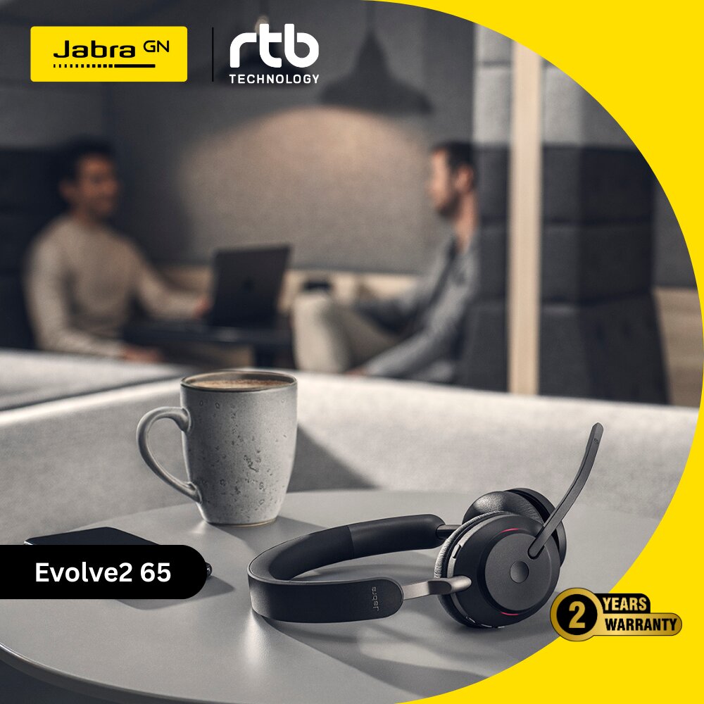 Jabra Evolve2 65 Link380a/Link380c MS Stereo หูฟังประชุมออนไลน์
