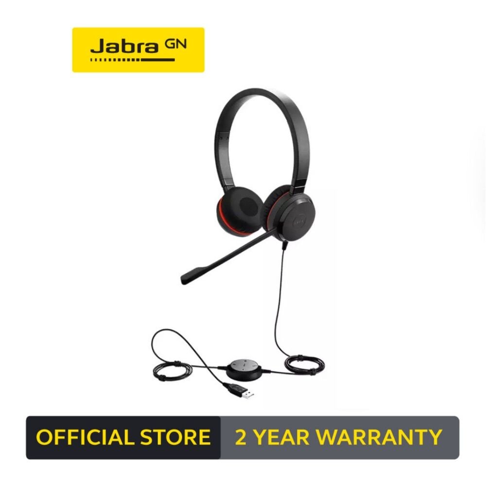 หูฟัง Jabra Call Center รุ่น Evolve 30 V2 MS Stereo