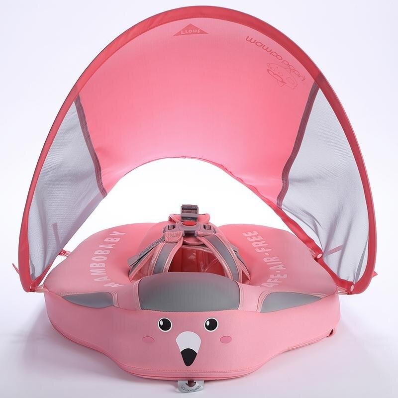 ห่วงลอยน้ำพร้อมที่บังแดด Air Free Chest baby Float With Canopy