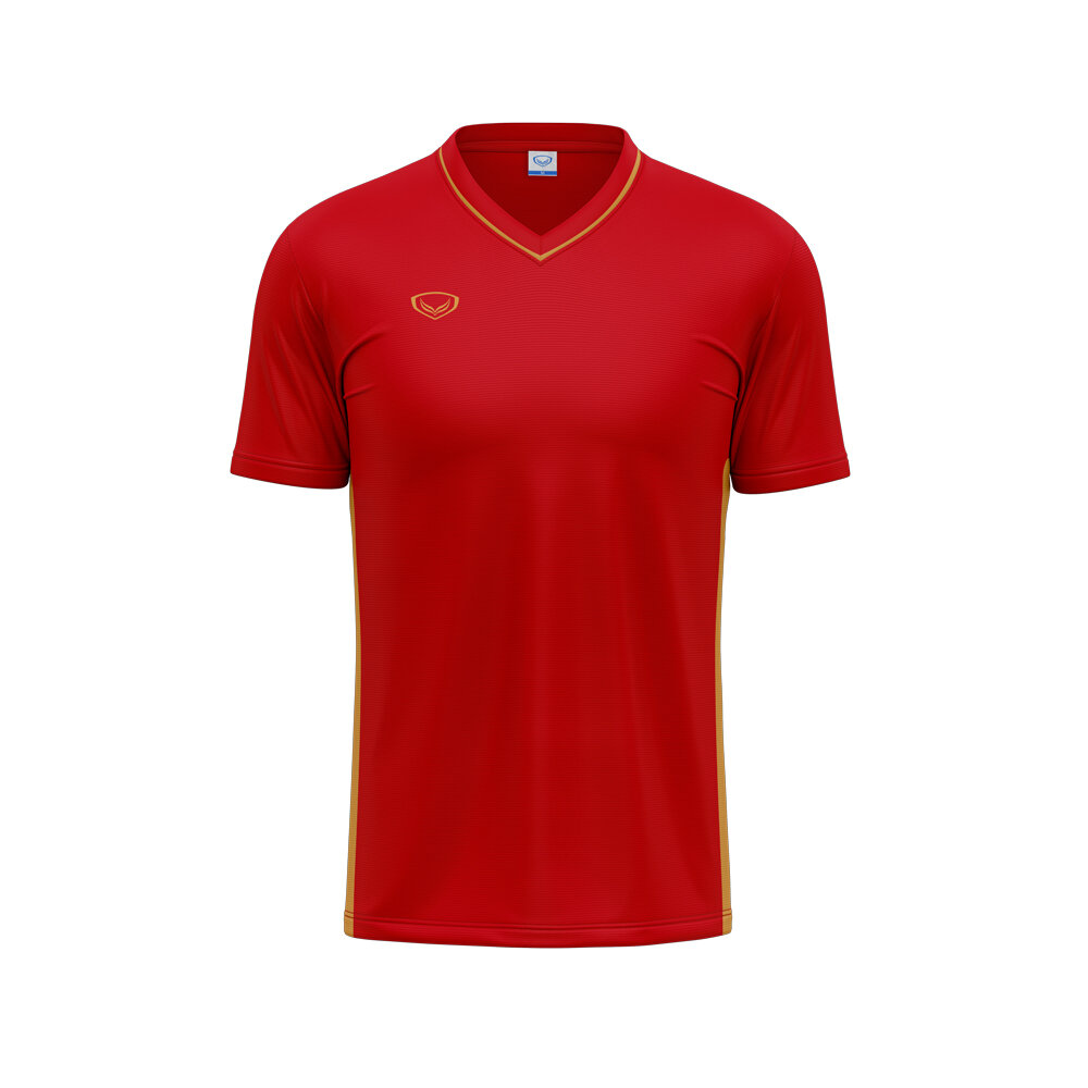 แกรนด์สปอร์ตเสื้อฟุตบอลตัดต่อ รหัสสินค้า011498 (สีแดง) Grand Sport