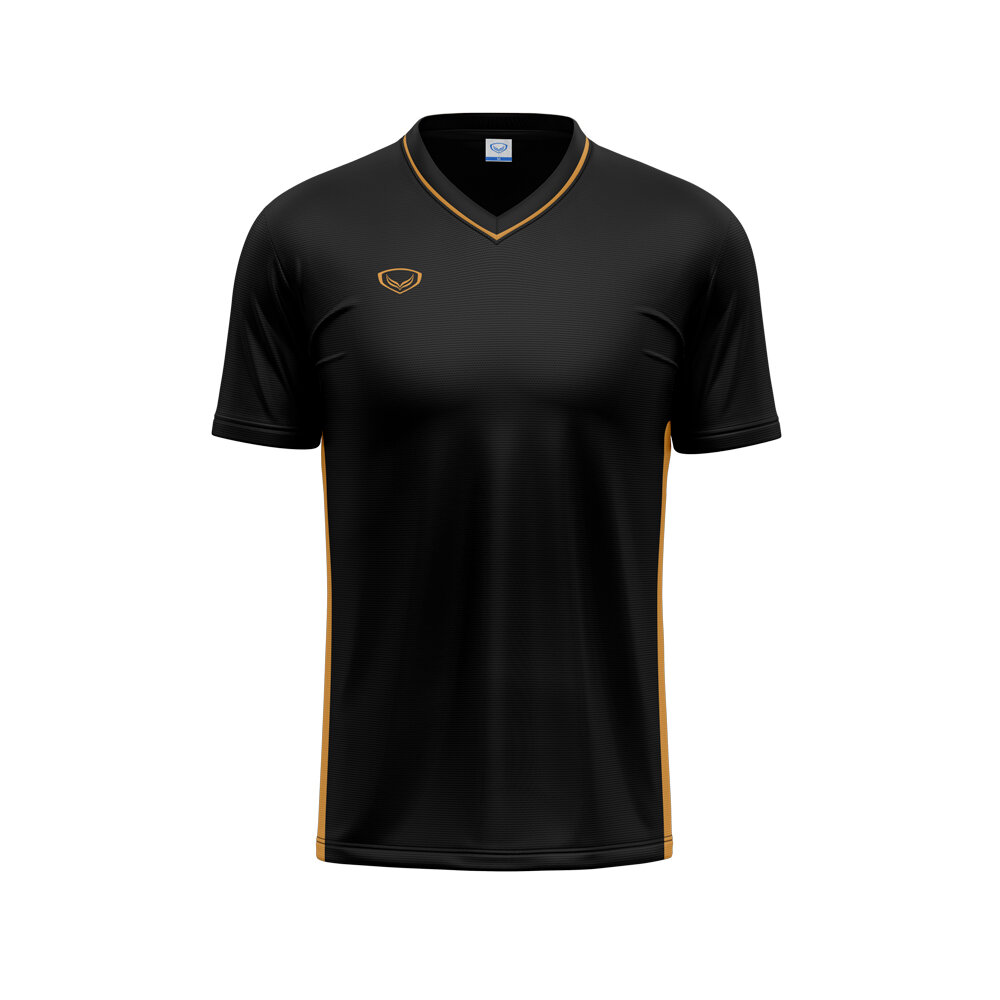 แกรนด์สปอร์ตเสื้อฟุตบอลตัดต่อ รหัสสินค้า011498 (สีดำ) Grand Sport