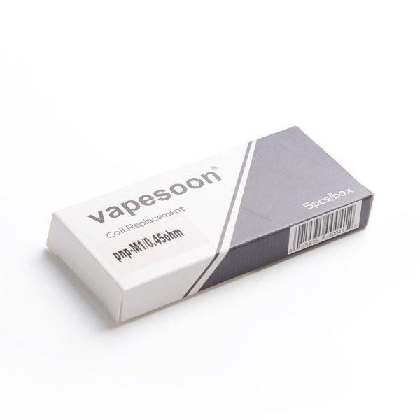 Coil Vapesoon สำหรับ VINCI Pod PnP-M1 0.45ohm Coil ราคาต่อแผง5ตัว (ไม่มีเคลมนะครับ)