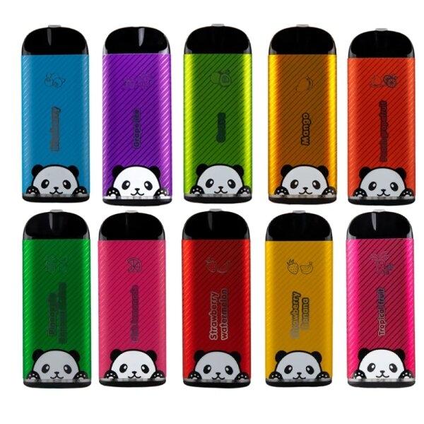 GTRS Hello Disposable Pod 1000puffs Nic 2% เย็น ใช้แล้วทิ้ง มี4กลิ่นให้เลือก (ไฟLEDรุ้งขณะสูบ)