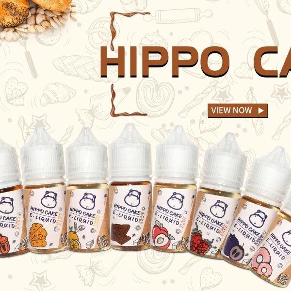 Hippo Cake Salt nic - เค้กสายขนมมีให้เลือก10กลิ่น by Tokyo (USA) แท้พร้อมกล่อง 30ml 35mg เย็นน้อย
