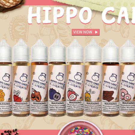 Hippo Cake - เค้กสายขนมมีให้เลือก10กลิ่น by Tokyo (USA) แท้พร้อมกล่อง 60ml 3mg เย็นน้อย