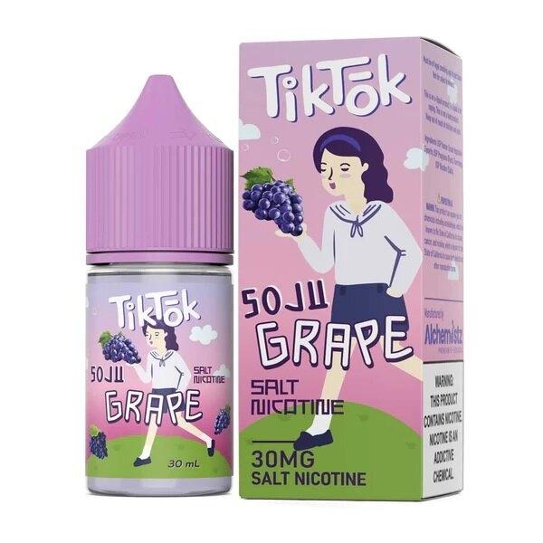 [SALTNIC]Tik Tok Soju Grape Salt nic โซจูองุ่น (เย็น) 30Ml 30mg