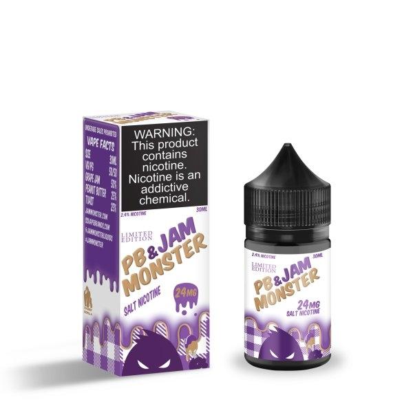 [SALTNIC]PB & JAM MONSTER GRAPE (Salt Nic) 30ml 24mg/48mg (USA