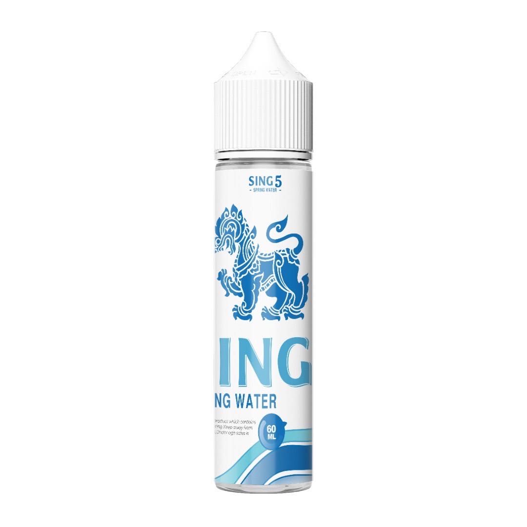 [FREEBASE]Sing5 Spring Water น้ำแร่ เย็น 60ml 3mg Shisha Chic