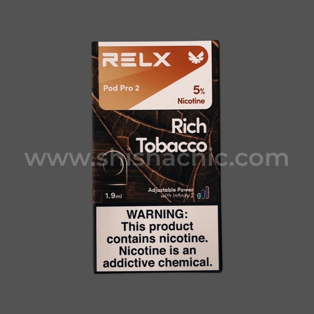 Relx Pod Rich Tobacco RELX Pods – Pods Prices & Pods to Go Options –  Trendies Smoke and Vape