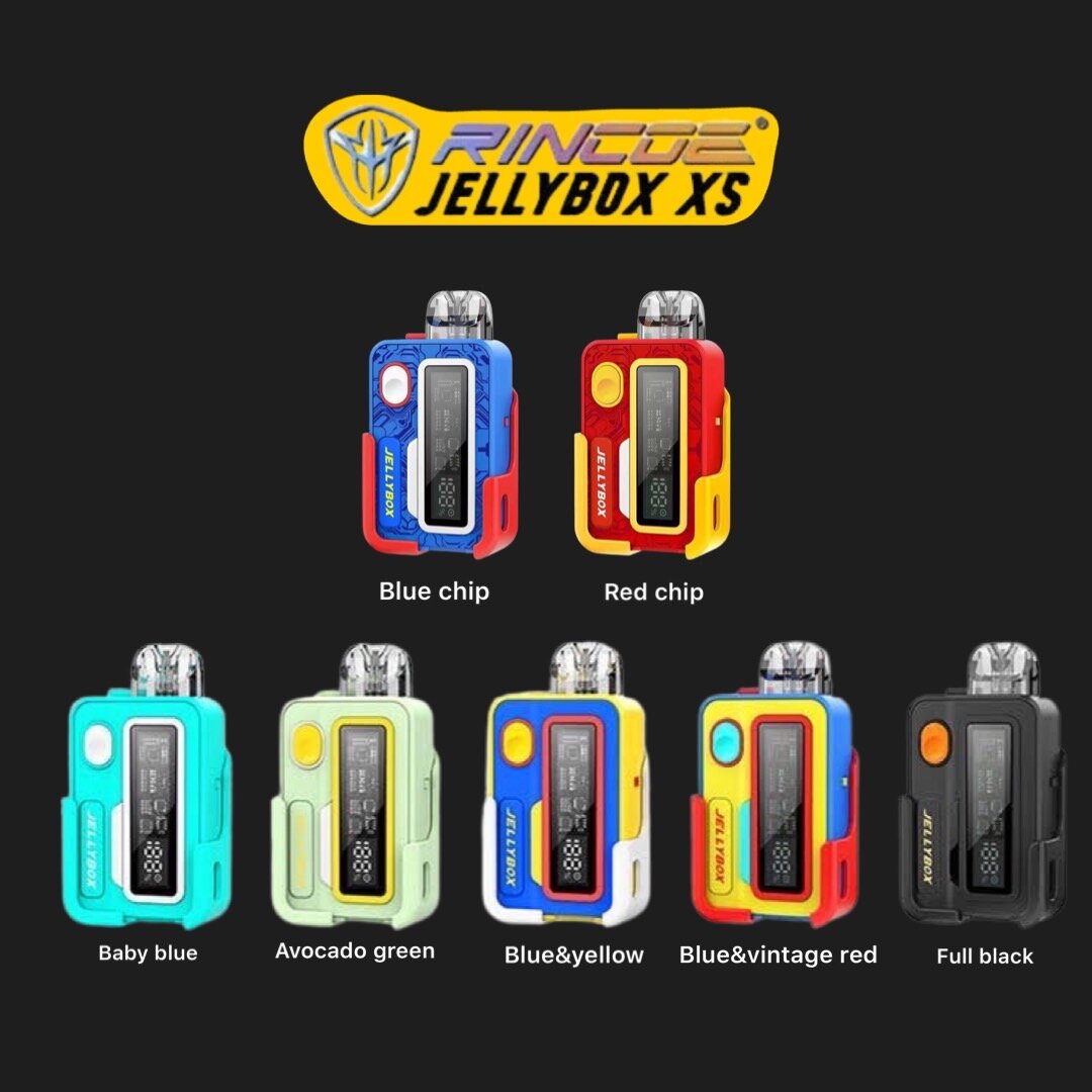 [PODSYSTEM] Rincoe Jellybox XS Pod Kit 1000mAh 30w แท้ (กดสูบ/ออโต้ได้