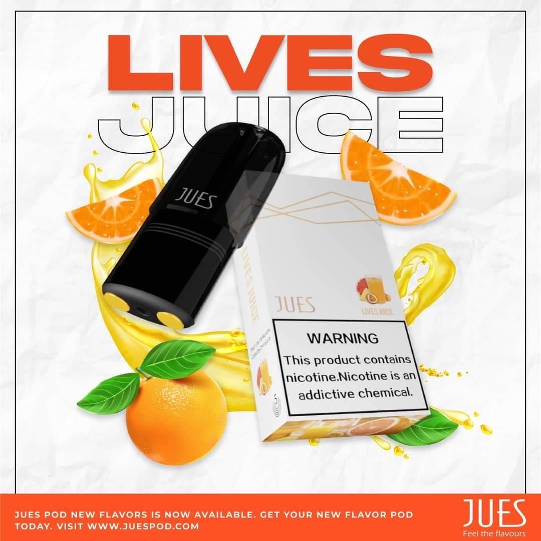 [CLOSESYSTEM] Jues Pod Lives Juice (ตระกูลส้มtropical fruits) 2ml