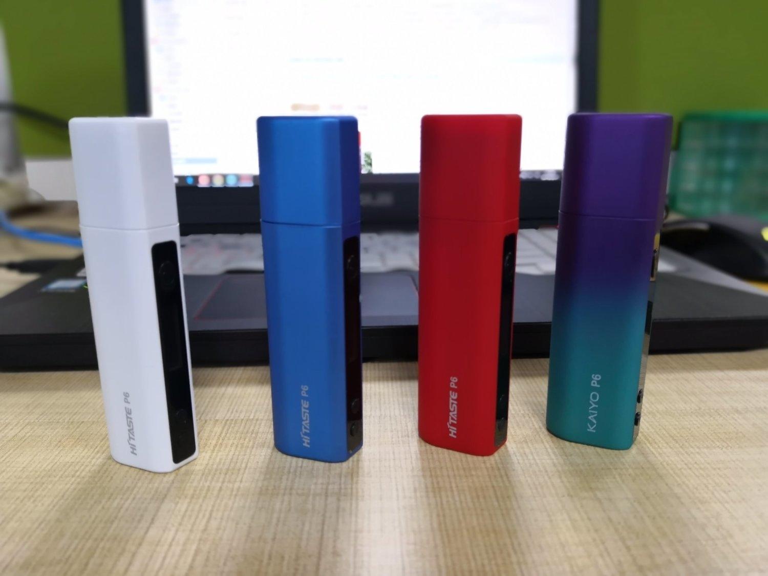 Hitaste P6แบบ Iqos ใช Heatsticks Heets ม หน าจอ 3000mah Shisha Chic