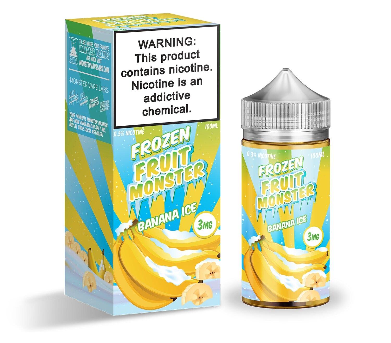 [FREEBASE]Frozen Fruit Monster Banana ICE 100ml 3mg/6mg (USA