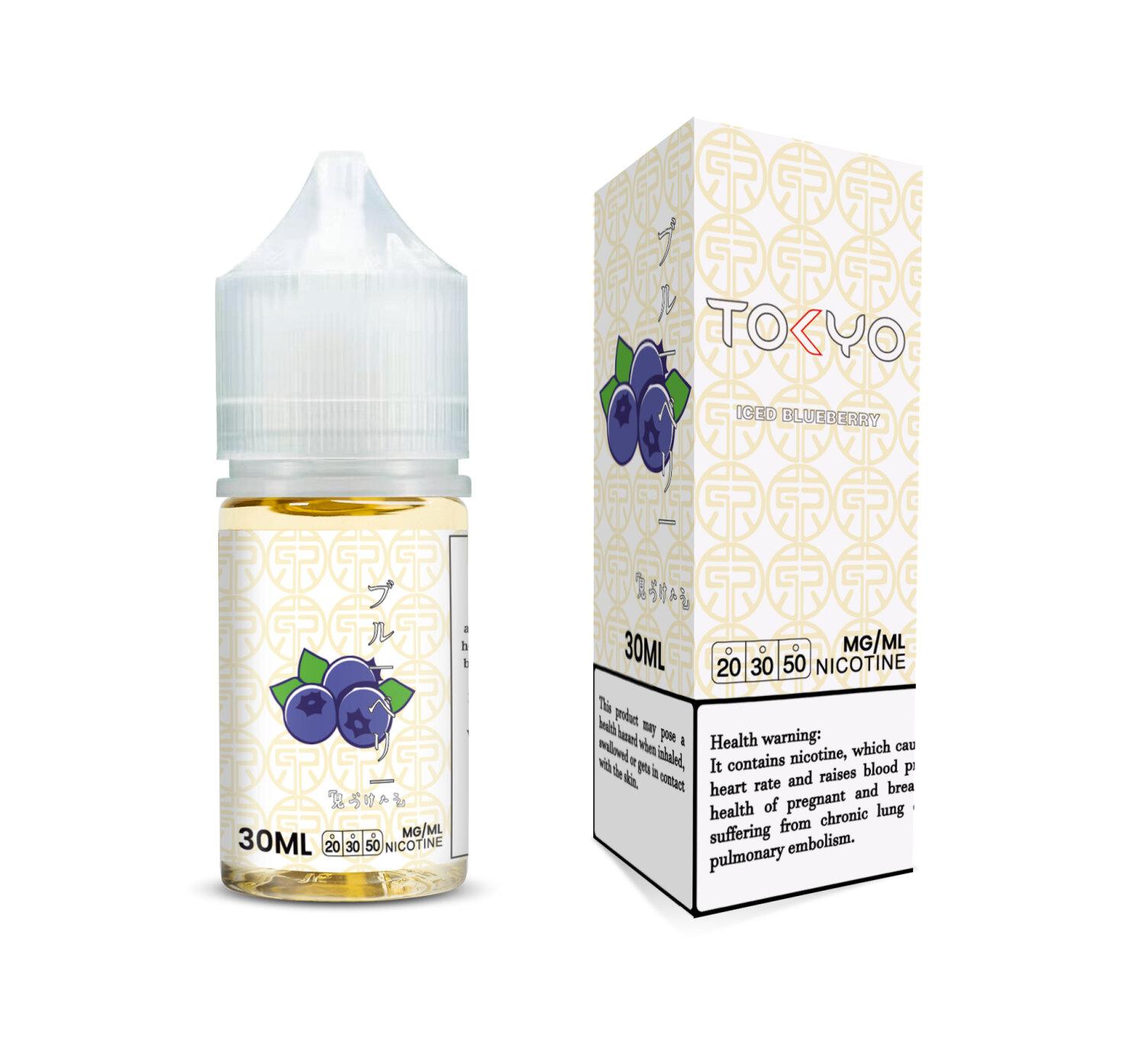 [SALTNIC]Tokyo Ejuice Saltnic - Ice Blueberry บูลเบอร์รี่เย็น (USA) แท้พร้อมกล่อง 30ml 30/50mg