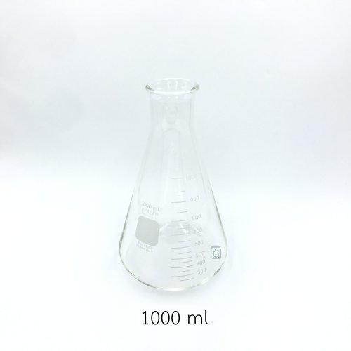 ขวดรูปชมพู่ Erlenmeyer Flask 1000 ml. 49801L Pyrex Plant Tissue
