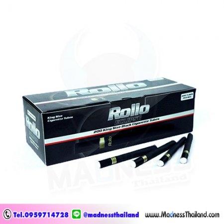 มวนเปล่าสีดำ Rollo 200 มวน