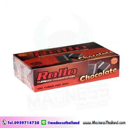 มวนเปล่ากลิ่นช็อคโกแลต Rollo 100 มวน