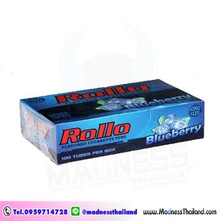 มวนเปล่ากลิ่นบลูเบอรี่ Rollo 100 มวน