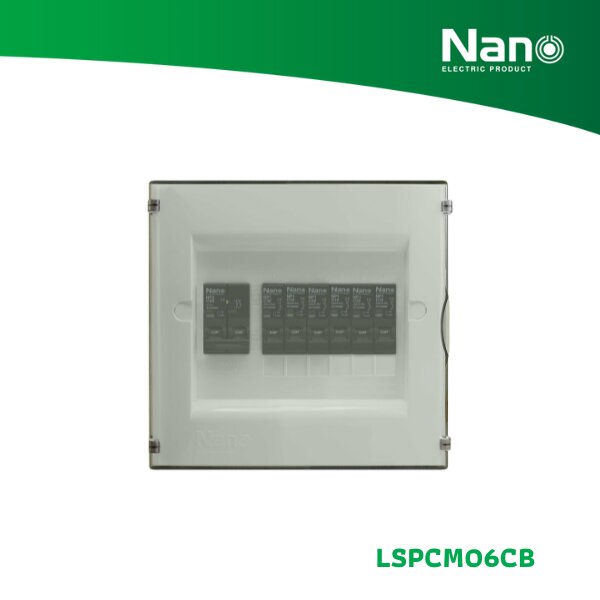 NANO ตู้คอนซูมเมอร์ยูนิต (LS Series-Plug on) MCB 2 Pole 10 kA + ลูกย่อย ...