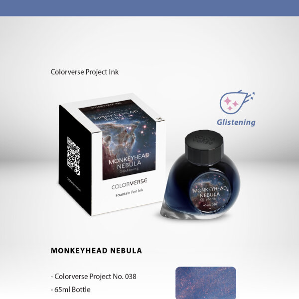 Colorverse Ink : Glistening - Monkeyhead Nebula (65 ml.) - The PIPS Cafe'