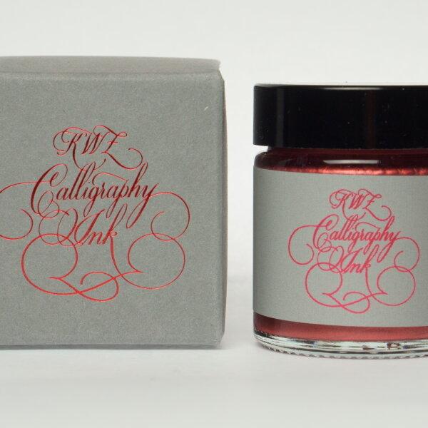 KWZ Calligraphy Ink : Mercury Red - The PIPS Cafe'