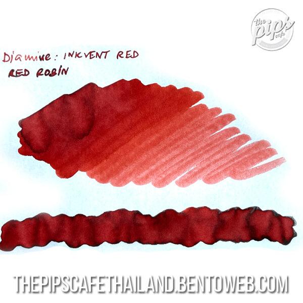 Diamine : Red Robin - Inkvent Red Edition (50ml.) - The PIPS Cafe'