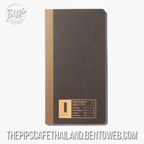 Taroko Design A5 Slim Notebook White Dot (68gsm.) The PIPS Cafe'