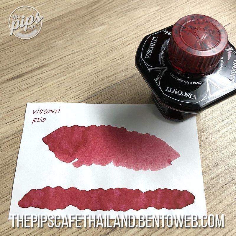 Visconti Ink Red The PIPS Cafe'