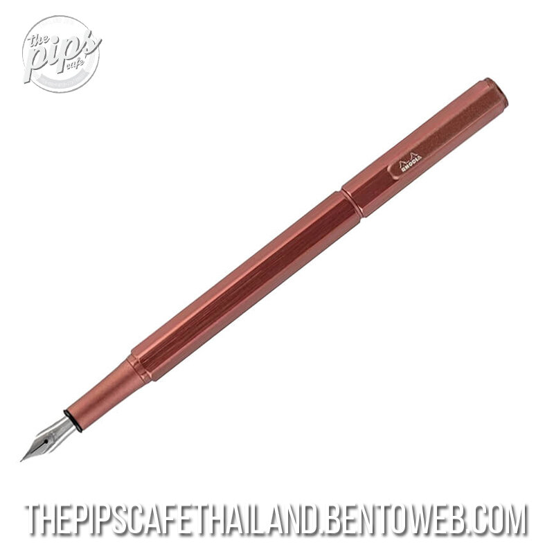 Rhodia : Script Fountain Pen - Brown - The PIPS Cafe'