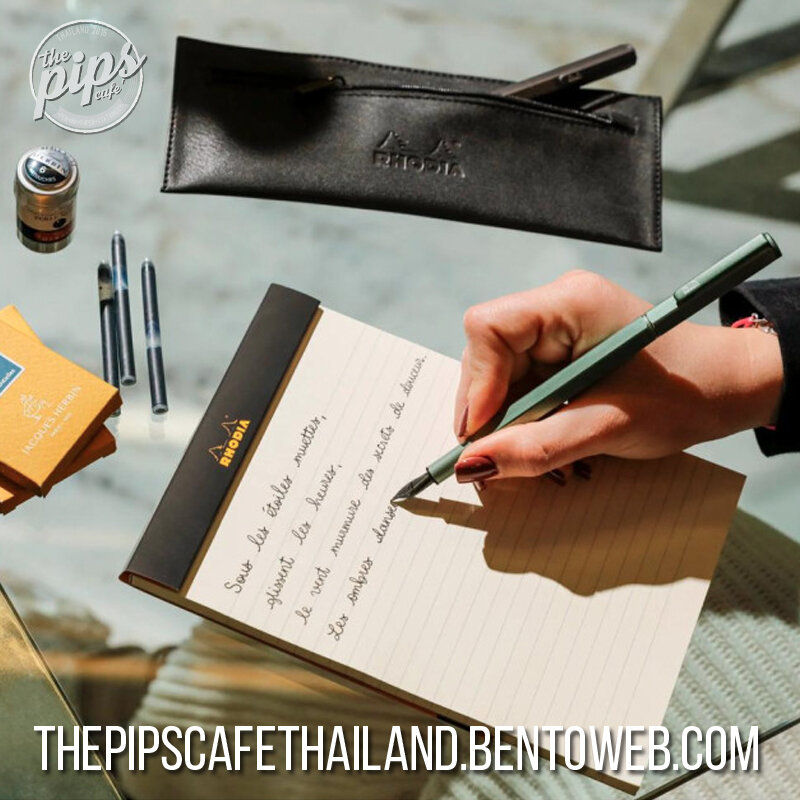 Rhodia : Script Fountain Pen - Sage - The PIPS Cafe'