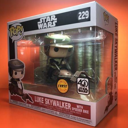 luke skywalker on speeder bike pop
