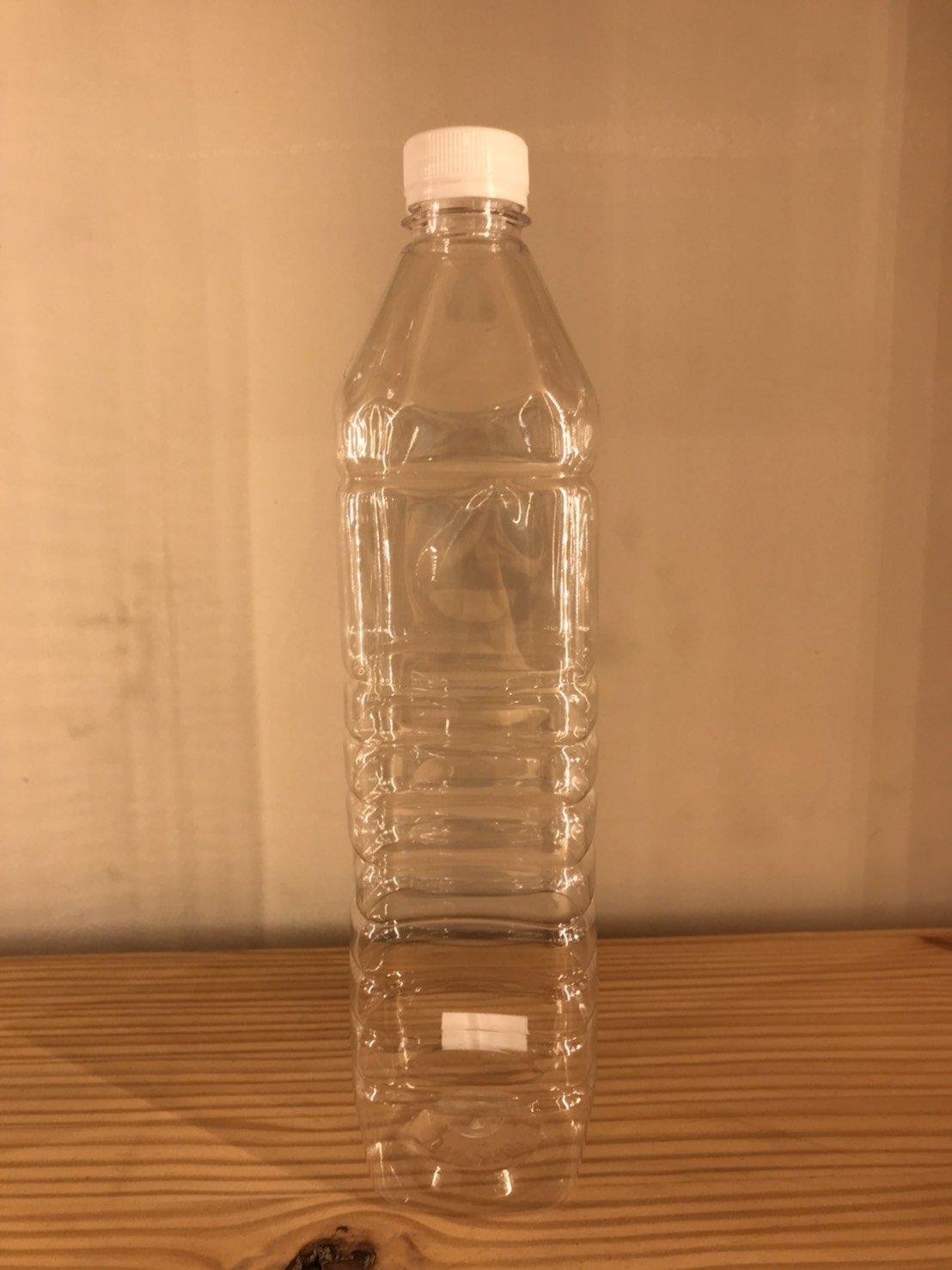 (BDK000128) ขวด PET สี่เหลี่ยม+ฝาบิดขาด สีใส 1 Litre (Plastic bottle