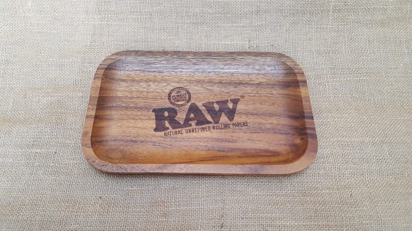 ถาด RAW Wood Rolling Tray กระดาษมวน Raw Thailand