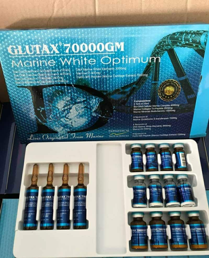 Aqua Skin Veniscy High Therapy Human High Strength Glutax 70000gm Marine White Optimum