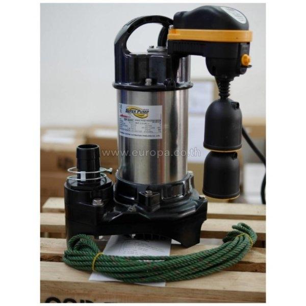 ปั๊มแช่สแตนเลสชนิดลูกลอยแนวดิ่ง 1-1/2 นิ้ว MITSUBISHI รุ่น SSP-255SC (250 W)