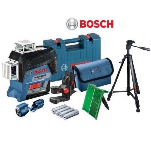 (SET โปรโมชั่น) เครื่องวัดระดับเลเซอร์ BOSCH รุ่น GLL3-80CG + ขาตั้ง BT150 (เกลียว 1/4 นิ้ว)