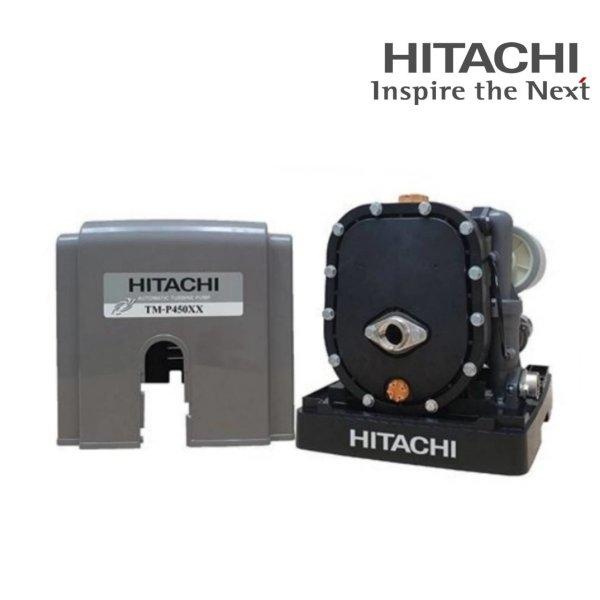 ปั๊มน้ำอัตโนมัติเสียงเงียบ ระบบเทอร์ไบน์ 2 ใบพัด 450 วัตต์ HITACHI รุ่น TM-P450XX