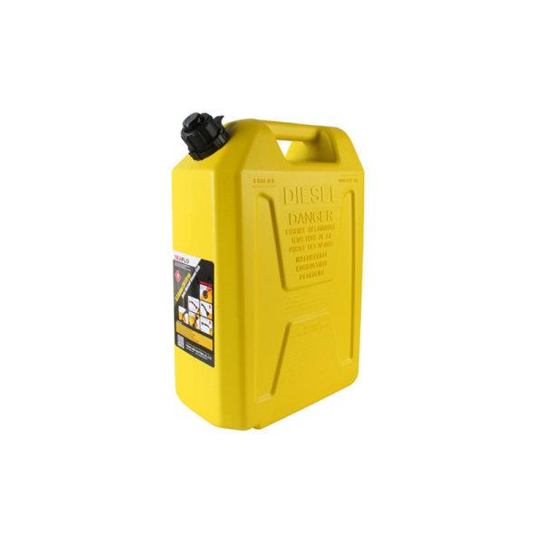 แกลลอนน้ำมันดีเซล 5 ลิตร มีระบบ Safety Valve SEAFLO (สีเหลือง | ใช้สำรองน้ำมันเชื้อเพลิง)
